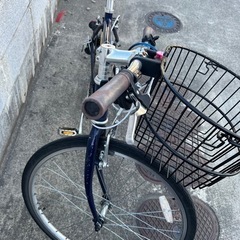 クロスバイク　weekend bikes ネイビーの画像