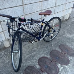 クロスバイク　weekend bikes ネイビー