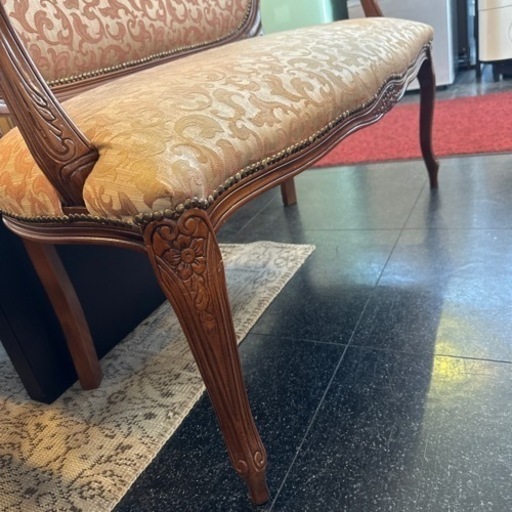 1人掛け 家具・インテリア 【良品】シャビーシック 猫脚 アームチェア