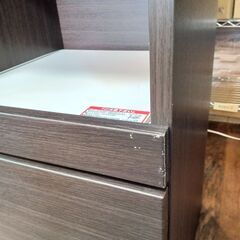 ニトリ　キッチンボード　コパン　サイズ（約）幅８０×奥４１×高さ１８１　ダークブラウン　■近隣配送無料 買取GO‼　栄和店