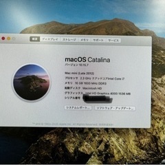 Mac mini lite2012 16g. 1TBの画像