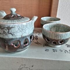 相馬焼　茶器セットの画像