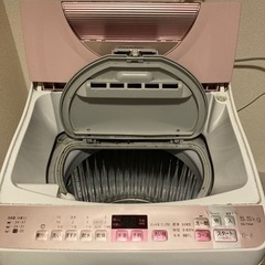 シャープ洗濯機（乾燥機能付き）の画像
