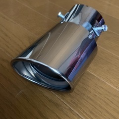 マフラーカッター　オーバルタイプ　クローム