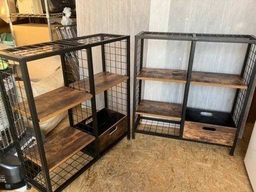 市内配送無料！ スチールラック ワイヤーシェルフ 整理棚