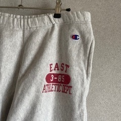 チャンピオン　ハーフ丈パンツ　スウェット　ホワイトの画像
