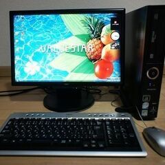デスクトップパソコンＮＥＣ　ＶＡＬＵＥＳＴＡＲ ワイドモニタセット