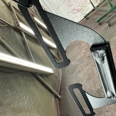 キャンプ用品　塗装　ラプターライナー　キャンプの画像