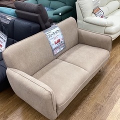 KC-13【新入荷　リサイクル品】モダンデコ　2シーターソファ　ベージュ