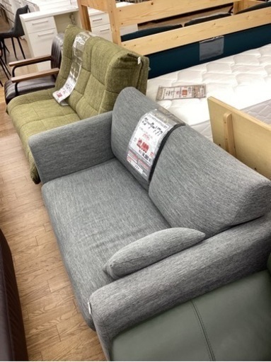 KC-14【新入荷　リサイクル品】ニトリ　Nポケット　2シーターソファ　グレー