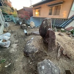 庭石撤去　見積無料！の画像
