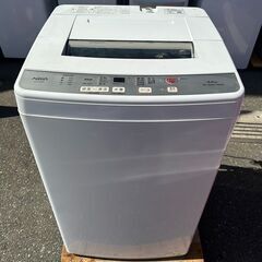 洗濯機 アクア AQW-S6M 2022年 6kg 生活家電 せんたくき【3ヶ月保証
