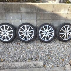 【値下げ】軽自動車用タイヤ付きアルミホイール４本セット インチア...