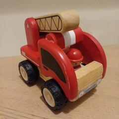 ③木製の消防車　赤　ワンダーワールド　wonder world