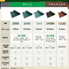 防草シート350G