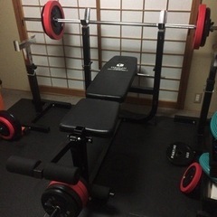 【本日処分！】ベンチプレス台(複合トレーニング台)