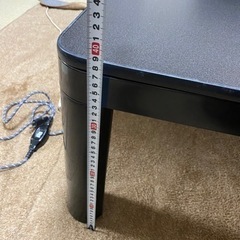 【無料】こたつ（こたつ本体、こたつ布団）お受け取り日から使用できます。の画像