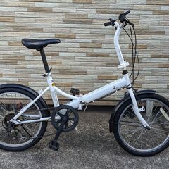 中古自転車 6段変速 20インチ （ライト無し） 軽整備済み 安い 防犯登録 町田市 麻生区 神奈川 074ky