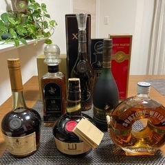 ウィスキー、スコッチ、コニャックなど