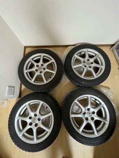 50エスティマ純正ホイールスタッドレスタイヤ