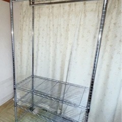 【中古】スチールラック　メタルシェルフの画像