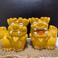 シーサー置物　2体セット