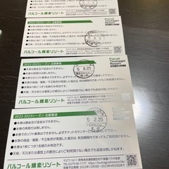 パルコール嬬恋1日リフト券券の画像