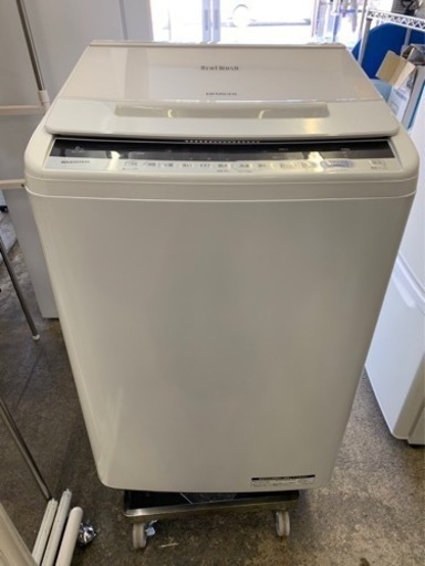 万代店　日立　全自動洗濯機 ビートウォッシュ 8.0kg インバーター　BW-V80C