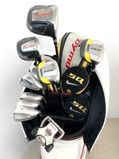 【SOLD OUT！】◆NIKE SQ ＋TaylorMade アイアン◆ゴルフクラブ セット＋ adidas キャディバッグ＋付属品