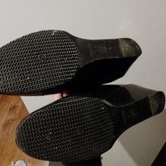 500円！MONO COMME CA　長靴　ブラック　Mサイズ　高さ20cmの画像