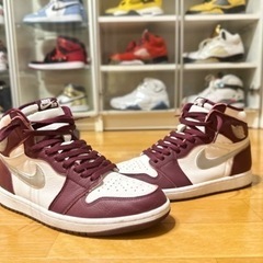 AIR JORDAN1 RETRO HIGH OG BORDEAUX 28cm 箱付美品の画像