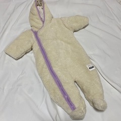 【着少なめ】50-70cm男女兼用デザインのカバーオール　防寒着...