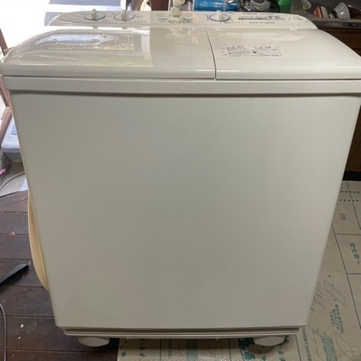 ★美品★AQUA AQW-N550(W) 二層式洗濯機　洗濯機