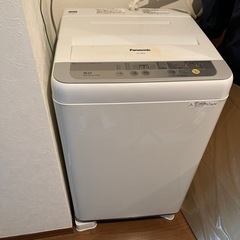 2017年製造Panasonic洗濯機の画像