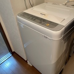 2017年製造Panasonic洗濯機の画像
