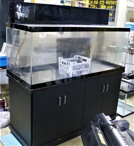 150 60 60 アクリル水槽 大型水槽 150アクリル水槽用 3面ブラック