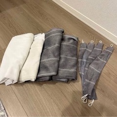 カーテン&レースカーテン　4枚組の画像