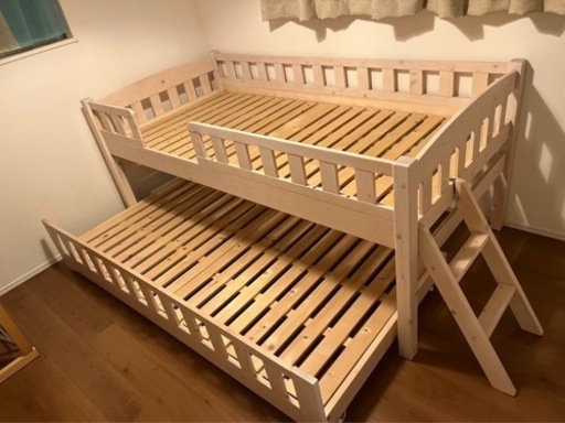 (決まりました)木製すのこ2段ベッド