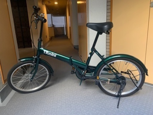 【2019年購入美品】TR mini 折りたたみ自転車　グリーン