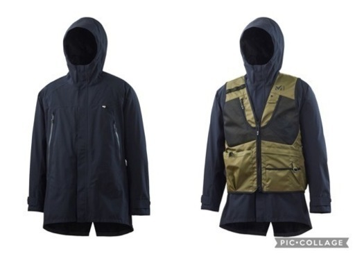 MILLET ミレー ティフォンウォームコンポジットパーカ　MIV01899-0247 カラー： BLACK - NOIR | 0247 サイズ： M 定価¥52,800