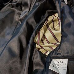 美品　学生服　高級店のオーダーメイド　詰襟　145A　男子　中学の画像