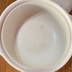 土鍋　白色の画像