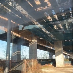 鉄骨建て方、鍛治工事、足場の画像