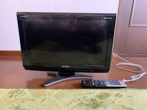 テレビ/シャープ/AQUOS/LC-20E7/説明書付き/20V型ワイド