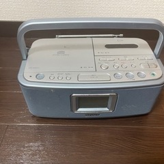 ちょっとレトロなCDラジカセ売ります❗️ジャンク品
