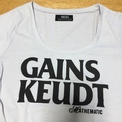 ！新品未使用♪ BACS ♪ M  Tシャツ ライトグレーの画像