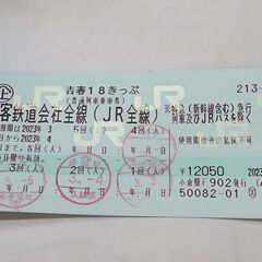 青春18きっぷ　一日乗り放題券　1回分