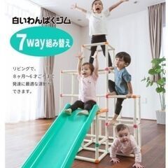 白いわんぱくジム１セット+α