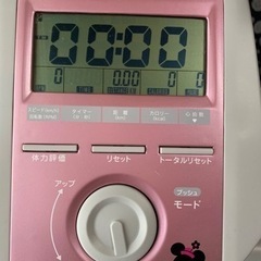 【取引中】アルインコ　フィットネスバイク　ディズニーデザインの画像