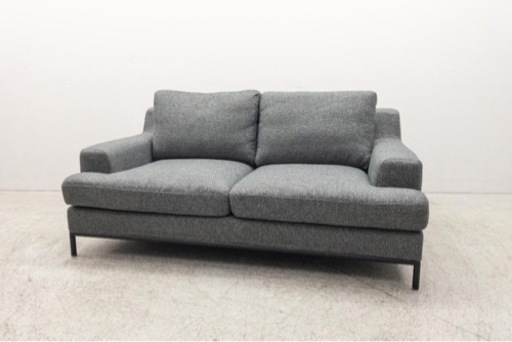 受け取り決定)Francfranc 二人掛けソファグレー元価格11万円